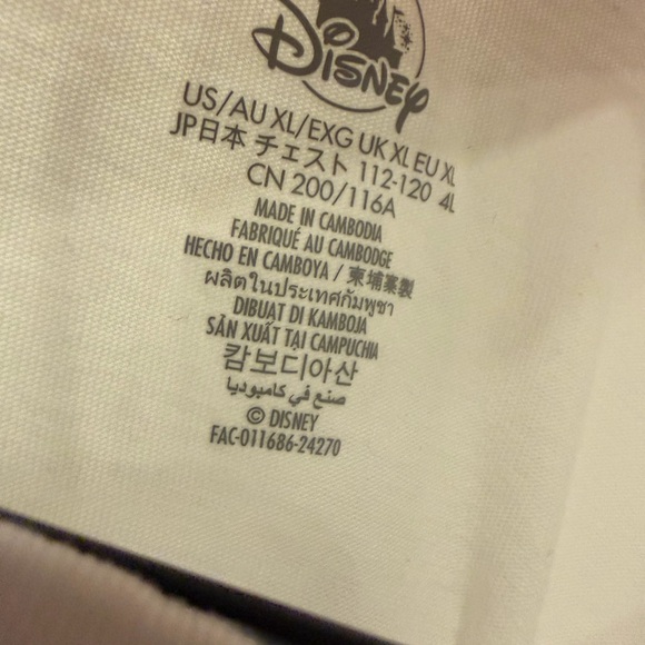 Disney parks Cinderella 75th anniversary white t-shirt xl EUC - Picture 7 of 8